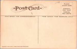 Riverside CA Hotel Glenwood East WingHand-Colored Postcard c1915