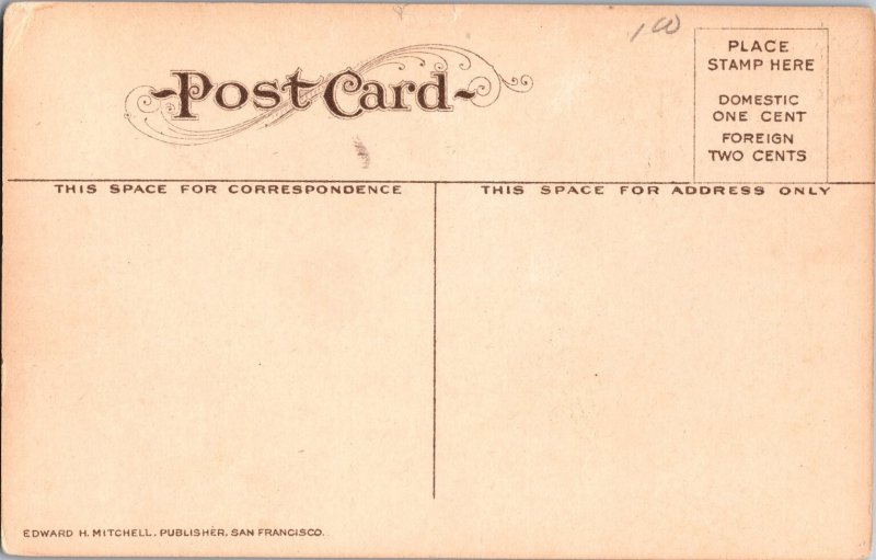 Riverside CA Hotel Glenwood East WingHand-Colored Postcard c1915