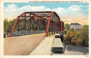 State Bridge Connecting Stroudsburg and East Stroudsburg - Stroudsburg, Penns...