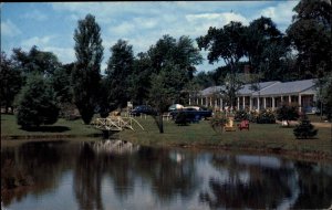 Wells Maine ME Motel Car Vintage Postcard