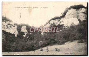 Old Postcard Around Nolay La Tournee The Rocks