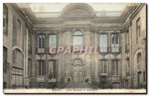 Macon - Sennece Hotel Academy and Old Postcard