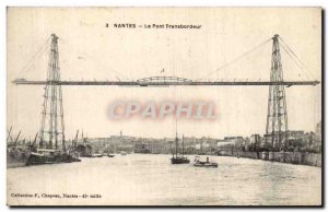 Old Postcard Nantes Transporter Bridge