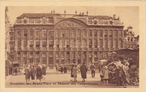 Belgium Brussels Grand Place et Maison des Corporations