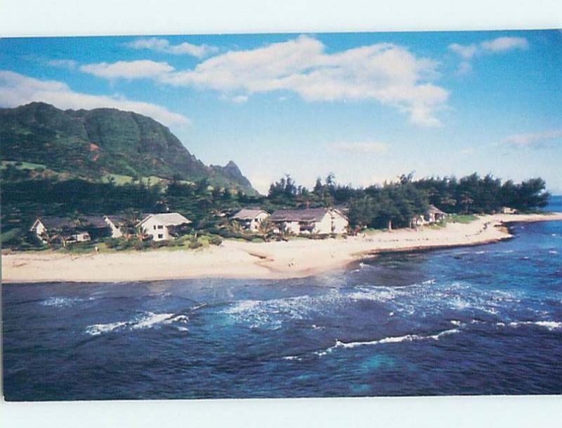 Unused Pre-1980 RESORT SCENE Hanalei - Kauai Hawaii HI c4373