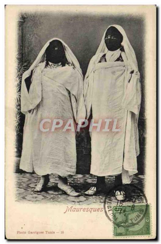 Old Postcard Judaica Jewish Moorish Tunisia