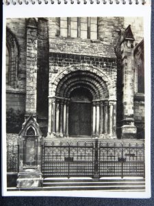 Fife 12 x DUNFERMLINE ABBEY c1950s RP Photocard Booklet by Valentine