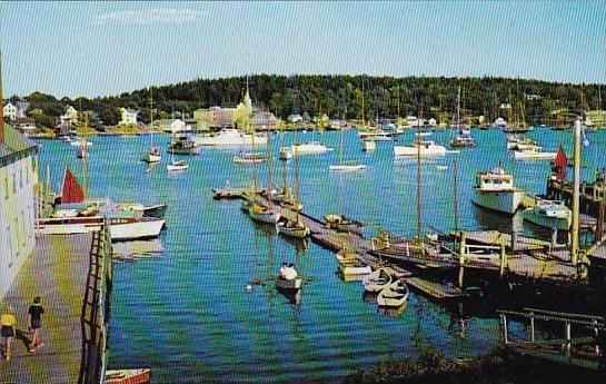 Maine Boothbay Harbor Along The Maine Coast