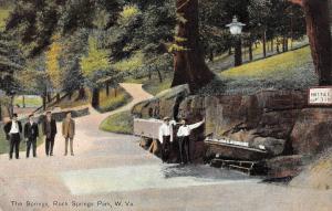 CHESTER, WV West Virginia   ROCK SPRINGS AMUSEMENT PARK~The Springs   c1910's