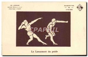 Old Postcard Athletics Weight Launch