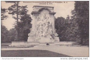 Monument Commemorating Battle Of Princeton New Jersey Albertype 1923