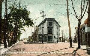 NJ - Phillipsburg. Main & Market Streets