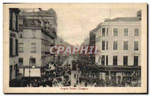 Old Postcard Argyle Street Glasgow