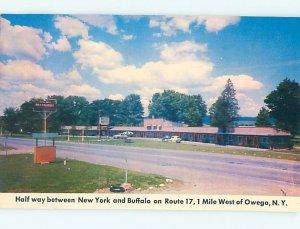 Pre-1980 DEEP WELL MOTEL Owego New York NY M4937