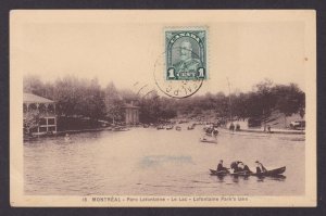 Postcard, CANADA, Montreal, Lafontaine Park's lake