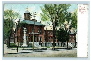 C. 1910 County Building Auburn, Me. Postcard F81