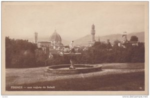 FIRENZE, una vedua da Boboli, Toscana, Italy, 10-20s