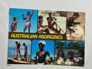 POSTED POSTCARD -  AUSTRALIAN ABORIGINES   (KK2636)