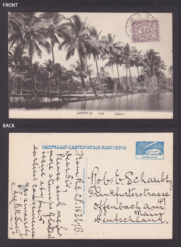 Postcard, DUTCH INDIES, Landscape Java