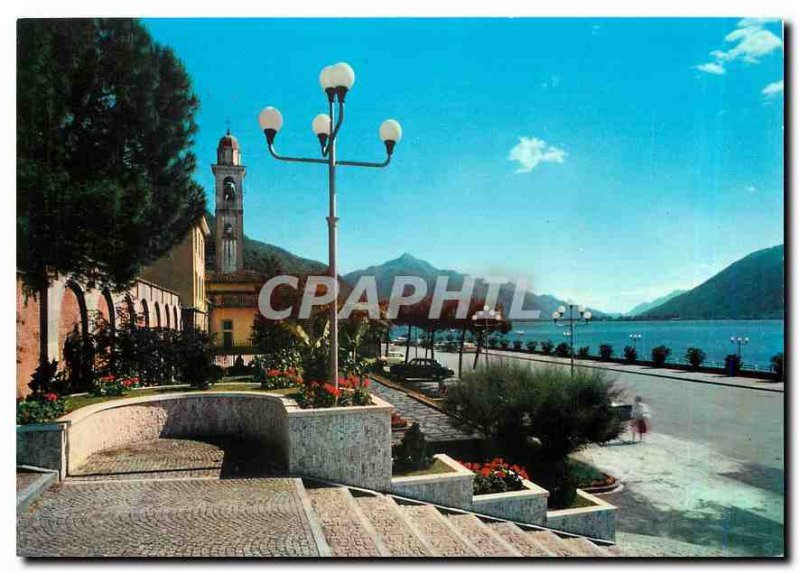 Postcard Modern Campione Lago di Lugano