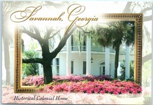 Postcard - Historical Colonial Home - Savannah, Georgia