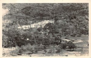 RPPC THE GREENBRIER WHITE SULPHUR SPRINGS WEST VIRGINIA REAL PHOTO POSTCARD