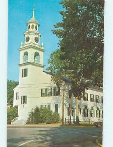 Unused Pre-1980 CHURCH SCENE Kennebunk Maine ME L3999