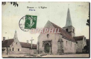 Dornes - L & # 39Eglise - Old Postcard