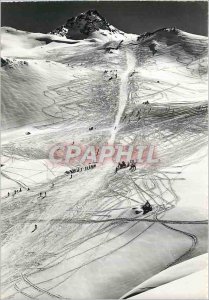 Postcard Modern Parsenn Kubliss skiablahrt der weltbekannte derby schuus put ...