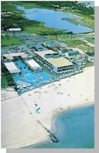 Blue Water Resort Hotel Postcard, Bass River, Massachusetts/MA, Cape Cod