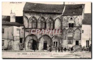 Beze Old Postcard L & # 39ancienne abbey (7th) Epicerie Mercerie