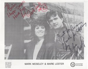Mark Moseley & Marie Lester MULTI 10x8 Hand Signed Picture
