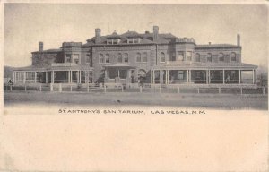Las Vegas New Mexico St Anthony's Sanitarium Vintage Postcard AA54193