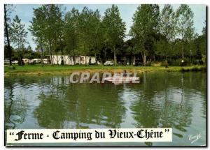 Postcard Modern Baguer Pican The chalets at the edge of the pond Farm Camping...