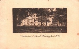 Cathedral School Campus Building Landmark Washington D.C. Vintage Postcard