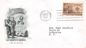 10th Anniversary CrUSA de, Boy Scouts of America Valley Forge, PA USA 1950 en...