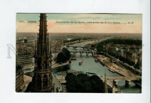 3155412 France PARIS Seine NOTRE-DAME Bridges Vintage postcard