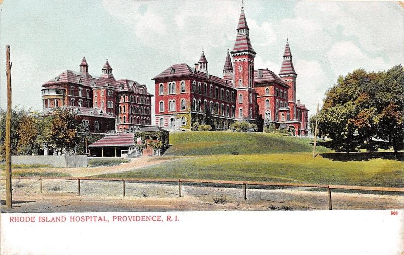 Providence Rhode Island~Rhode Island Hospital & Grounds~c1905 Postcard