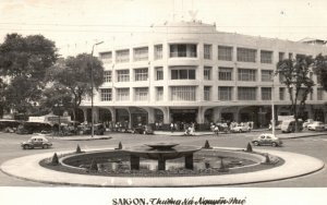 Vintage Postcard Saigon Tax Trade Center Thuong Xa Tax Nguyen Vietnam