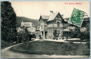 MALMEDY BELGIUM VILLA JEANNE ANTIQUE POSTCARD