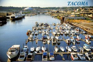 Washington Tacoma Showing Waterway Scene
