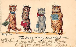 Raphael Tuck & Sons write away Series 539 II Artist Louis Wain 1902 