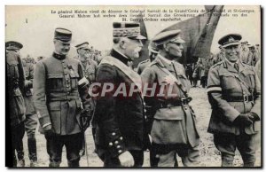 Old Postcard The Army General Mahon just decorate the Sarrail General of the ...