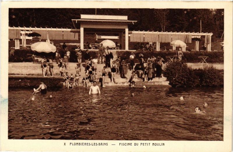 CPA PLOMBIERES-les-BAINS Piscine du Petit Moulin (401274)