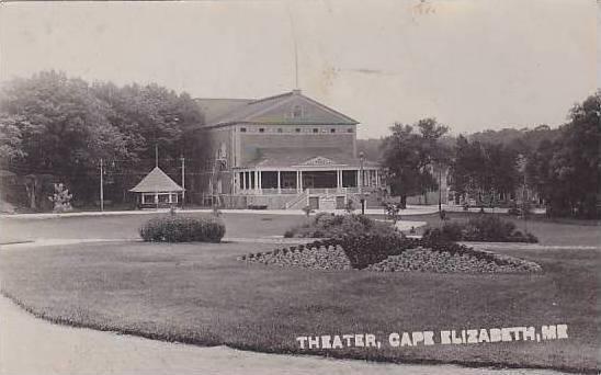 Maine Cape Elizabeth Theater 1912 Real Photo RPPC