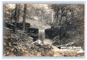 C.1905-10 RPPC Real Photo Whittier Brook Stream Haver Hill  Postcard P11e