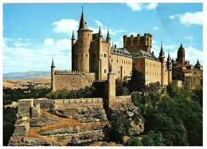 Segovia Spain The Alcazar Beautiful Hilltop Castle 1960s Postcard
