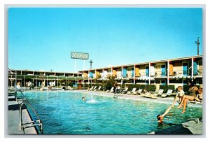 Poolside Sands Motor Hotel Motel Tucson Arizona AZ UNP Chrome Postcard O20