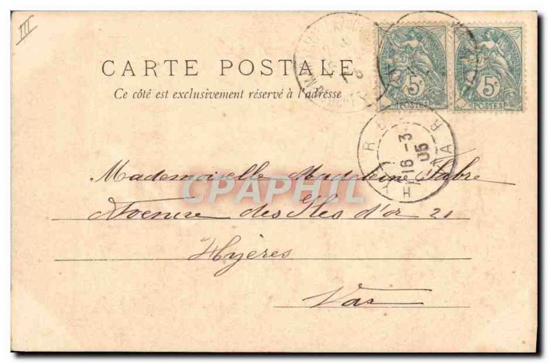 Postcard Old Surname Ste Adele