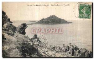 Old Postcard Le Val Andre The Rocks Verdelet